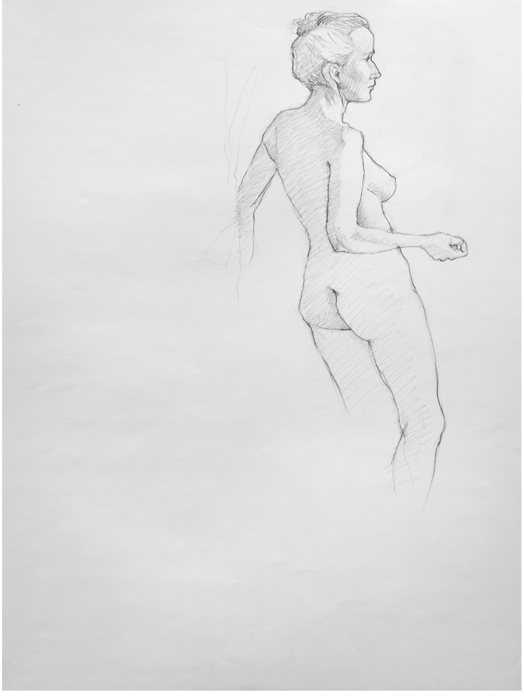 Turned Back Nude